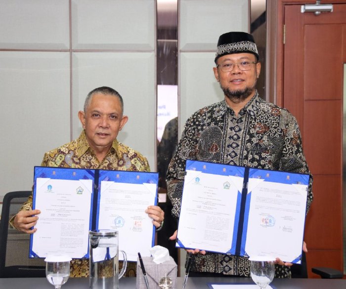 Upaya Peningkatan Mutu SDM, Pj Bupati Mohd Tanwier Tandatangani MoU dengan Rektor UT