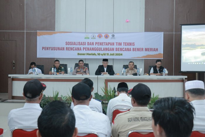 BPBD Bener Meriah Gelar Sosialisasi dan Penetapan Tim Teknis Penyusunan