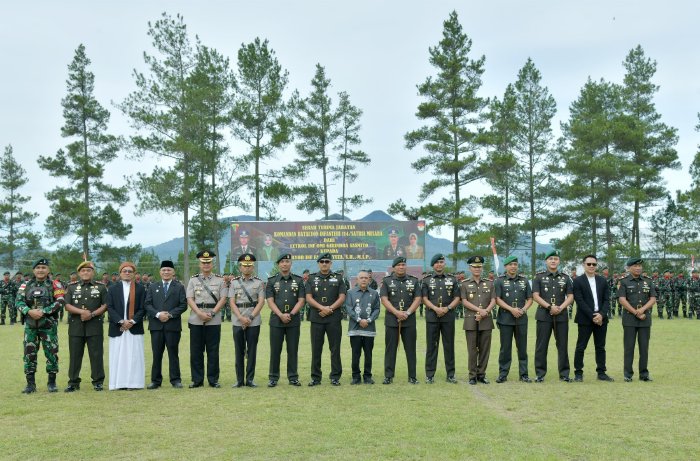 Pj. Bupati Ir. Mohd Tanwier, MM Hadiri Upacara Setijab Danyon 114 SM