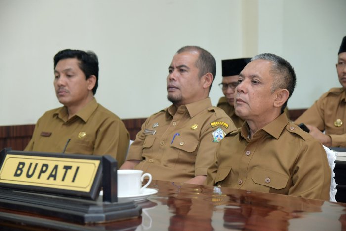 Pemerintah daerah Bener Meriah Ikuti Sosialisasi Program Percontohan Kabupaten/kita Anti Korupsi Dengan KPK RI