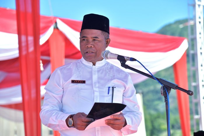 Apel Upacara Hari Santri Nasional Ke-10 Tahun 2024 Di Kabupaten Bener Meriah Berjalan Khidmat