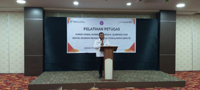 Samusi Purnawira dade Buka Pelatihan Petugas SUSENAS dan SERUTI Tahun 2025