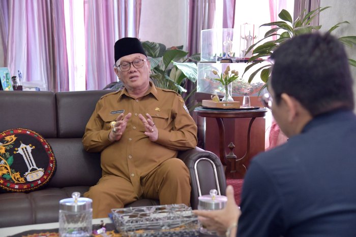 Bupati Tagore Audiensi Dengan Kepala KPwBI Lhokseumawe Terkait Pengembangan Ekonomi Daerah